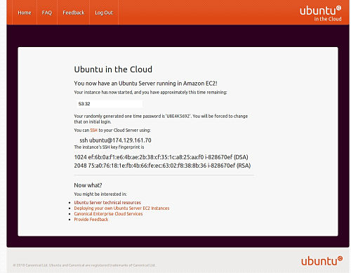 ubuntu in the amazon ec2