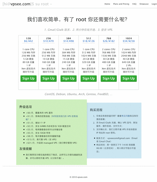vpsee vps plans new look