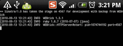 Android WEBrick