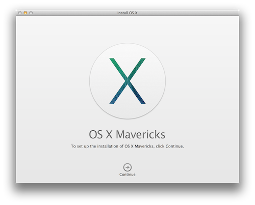 OS X 10.9 Mavericks