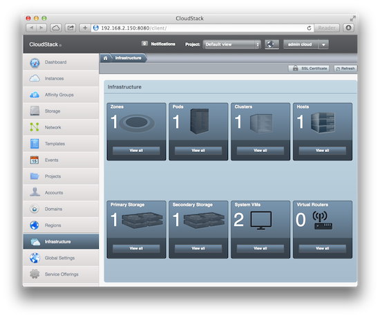 a docker web ui