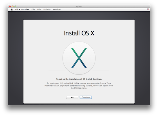 mac os x running on linux kvm