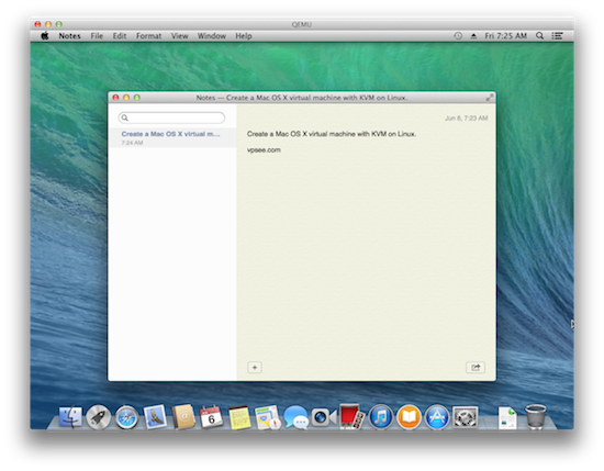 mac os x running on linux kvm